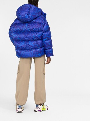 Etro Graphic-Print Quilted Jacket