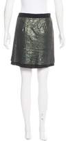 Thumbnail for your product : Robert Rodriguez Sequin Mini Skirt