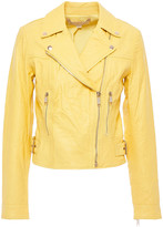Thumbnail for your product : MICHAEL Michael Kors Crinkled Leather Biker Jacket