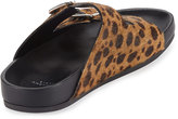 Thumbnail for your product : Givenchy Swiss Leopard-Print Calf Hair Sandal