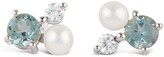 Thumbnail for your product : Dinny Hall Gem Drop Trilogy stud earrings