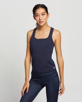 Thumbnail for your product : Sweaty Betty Women's Navy Muscle Tops - Super Sculpt Yoga Vest - Size XL at The Iconic