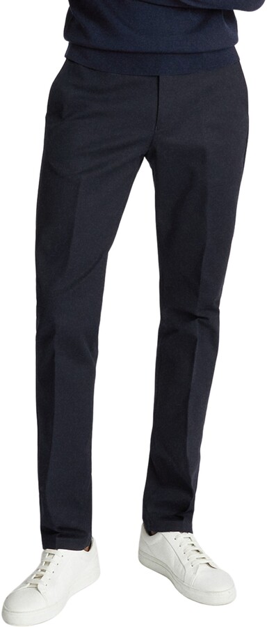 Mens Navy Chinos Trousers | ShopStyle