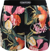 Pink Orchid Print Boxer Shorts 