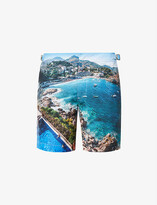 Thumbnail for your product : Orlebar Brown Bulldog photo-print recycled-polyester swim shorts