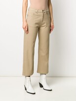 Thumbnail for your product : P.A.R.O.S.H. Wide Leg Cropped Jeans