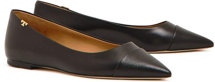 tory burch penelope cap toe flat