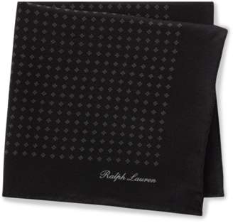 Ralph Lauren Geometric Silk Pocket Square