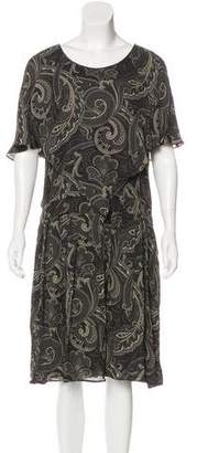 Michael Kors Silk Printed Dress