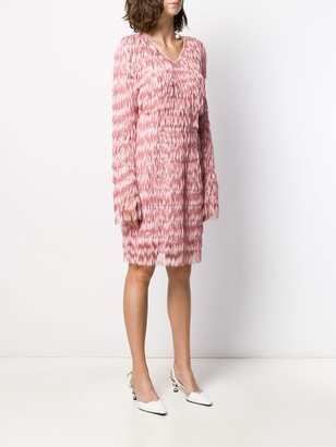 Giamba Fringed Sequin-Embellished Dress