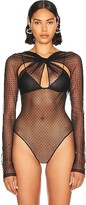 Thumbnail for your product : Coperni Twisted Cut Out Bodysuit in Black