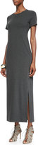 Thumbnail for your product : Eileen Fisher Fisher Project Short-Sleeve Jersey Maxi Dress