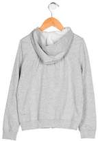 Thumbnail for your product : Ermanno Scervino Girls' AppliquÃ©-Accented Hooded Jacket grey Girls' AppliquÃ©-Accented Hooded Jacket