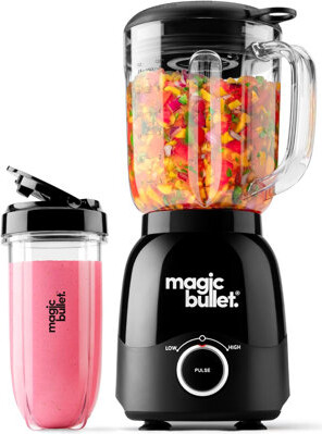 Magic Bullet Full Size Blender Combo 48oz, Matte Black