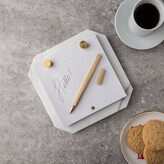 Thumbnail for your product : Hello Day - Marble Desk Notepad - White Carrara