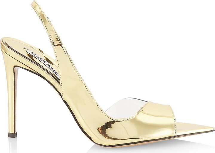 Gold Slingback Heel | ShopStyle