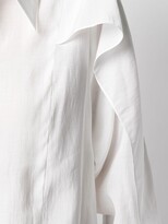Thumbnail for your product : Sandro Ruffled-Detailing Long-Sleeved Shirt