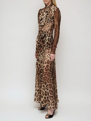 Dolce & Gabbana Leopard Print Dress | Shop the world's largest 