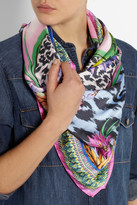 Thumbnail for your product : Matthew Williamson Blossom DNA printed silk scarf