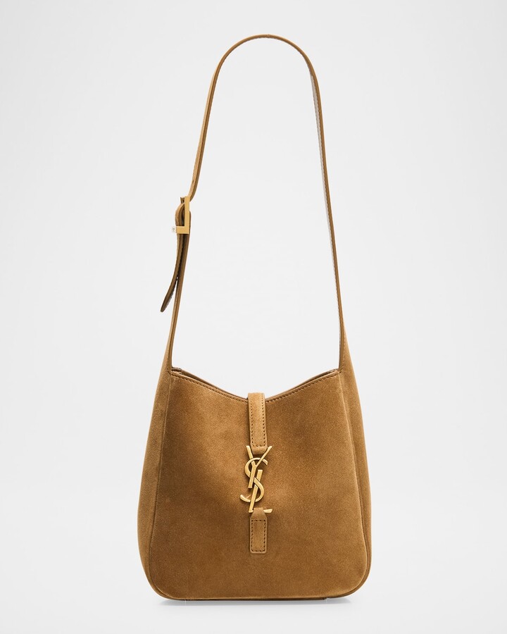 Saint Laurent Le 5 A 7 Baby Hobo Bag in Suede