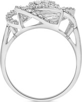 Thumbnail for your product : Wrapped in Love Diamond Ring, 14k White Gold Diamond Pave Knot Ring (1 ct. t.w.), Created for Macy's