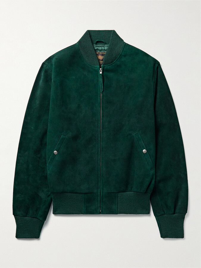 GoldenBear Suede Bomber Jacket
