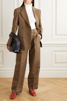 Thumbnail for your product : REMAIN Birger Christensen Debbie Double-breasted Linen And Cotton-blend Blazer