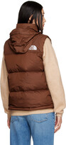 Thumbnail for your product : The North Face Brown 1996 Retro Nuptse Packable Down Vest