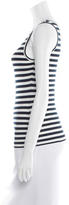 Thumbnail for your product : Junya Watanabe Striped Sleeveless Top
