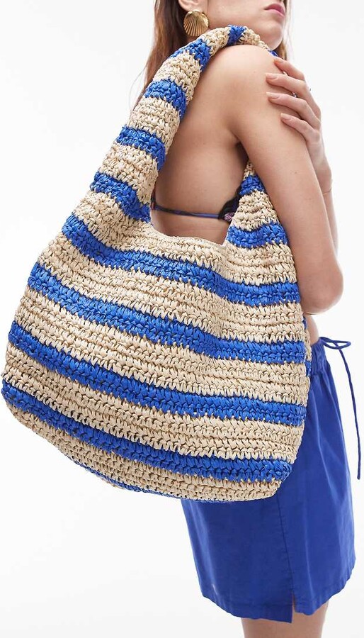 Topshop Shell Bag Wicker Bag Topshop Shoulder Bags Straw Bag