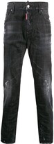 Thumbnail for your product : DSQUARED2 Distressed Straight Leg Jeans