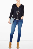 Thumbnail for your product : BA&SH Ba & Sh Black Loose Fitted Embroidered Top