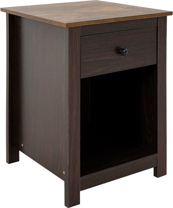 Home Imports Emporium Peyton End Table with Drawer and Shelf, 2 Tier