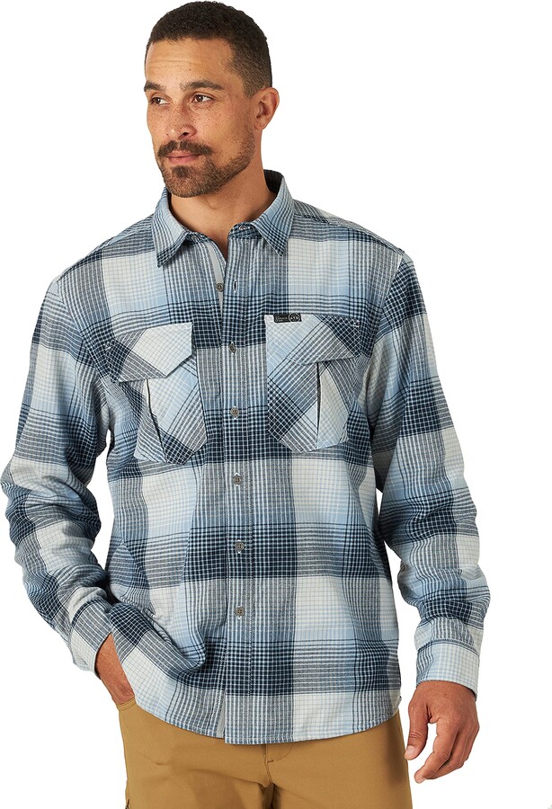 ATG by Wrangler Men's Thermal Lined Flannel Shirt ShopStyle