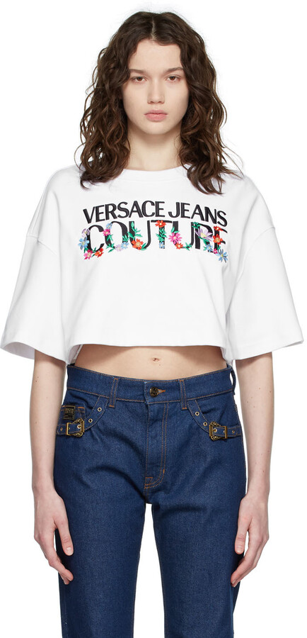 Versace Jeans Couture Women's T-shirts | Shop the world's largest 