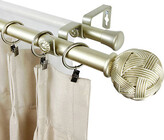 Thumbnail for your product : Rod Desyne Twine 1" Double Adjustable Curtain Rod