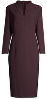 Thumbnail for your product : HUGO BOSS Dabara Structured Pique Jersey Mockneck Dress