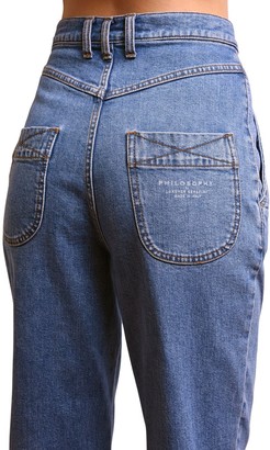 Philosophy di Lorenzo Serafini Cropped Cotton Denim Jeans