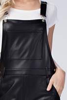 Thumbnail for your product : Honey Punch Vegan Leather Overalls