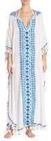 Thumbnail for your product : Melissa Odabash Annie Embroidered Long Caftan