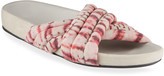Thumbnail for your product : Isabel Marant Holden Tie-Dye Crisscross Slide Sandals