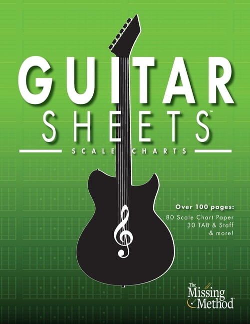 Guitar Sheets Guitar Sheets Scale Chart Paper: Over 100 pages of Blank Chord Chart Paper, TAB + Staff Paper, & more, Book 5, (Paperback)
