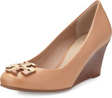 Thumbnail for your product : Tory Burch Lowell New Logo Wedge Pump, Natural Blush