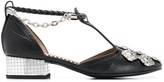 Thumbnail for your product : Toga Pulla Studded Crocodile Embossed Pumps