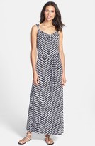 Thumbnail for your product : Calvin Klein Stripe Print Maxi Dress