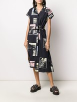 Thumbnail for your product : Cédric Charlier Asymmetric Patch-Work Dress