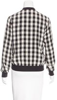 Thumbnail for your product : Equipment Silk Gingham Jacket