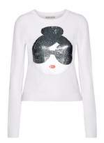 Thumbnail for your product : Alice + Olivia Sequin-Appliquéd Wool-Blend Sweater
