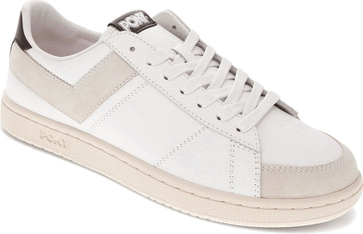 Pony Mens M-Pro Low Lux Genuine Leather and Suede Premium Lace Up Athletic Sneaker Shoe