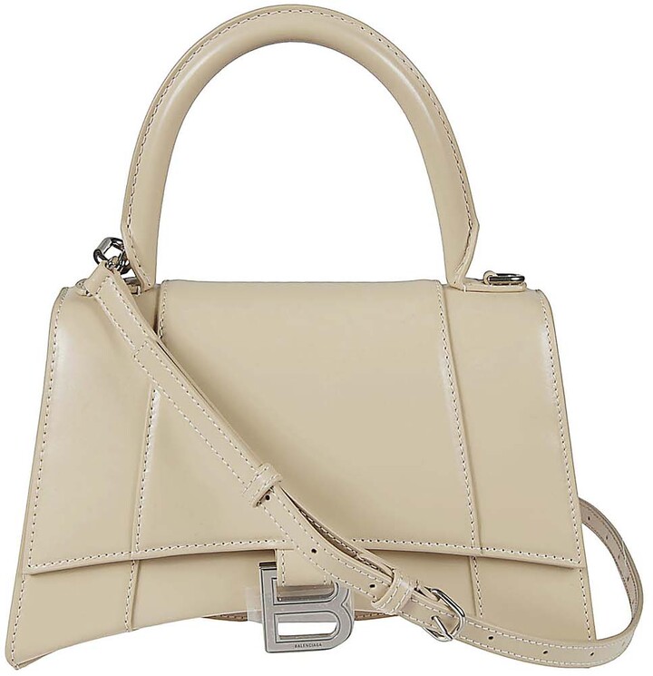 Balenciaga Hourglass Small Leather Top Handle Bag ShopStyle